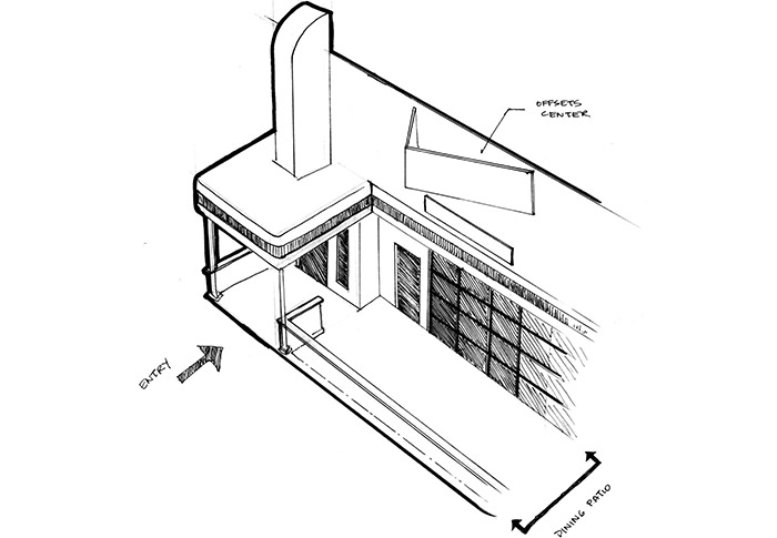 Initial concept for elevation design